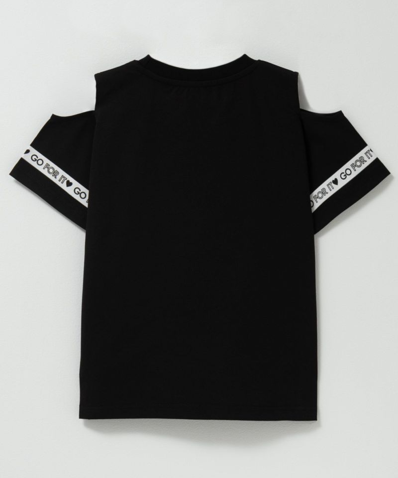 NAVY  肩あきTシャツ キッズ メール便 対応商品商品画像-2