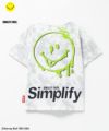Simplify スマイリーフェイス ムラビッグTシャツ キッズ ネコポス 対応商品