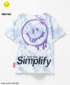 Simplify スマイリーフェイス ムラビッグTシャツ キッズ ネコポス 対応商品