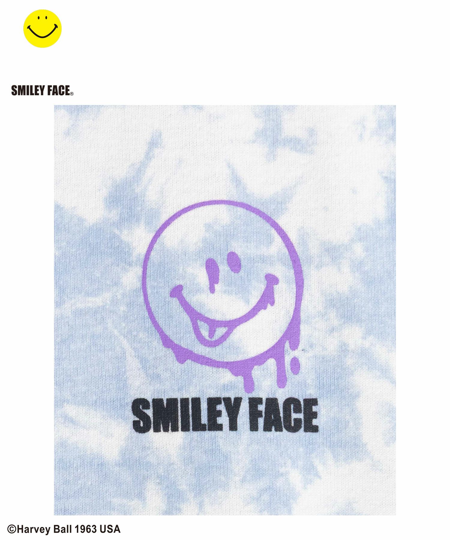 Simplify  スマイリーフェイス ムラビッグTシャツ キッズ メール便 対応商品商品画像-7