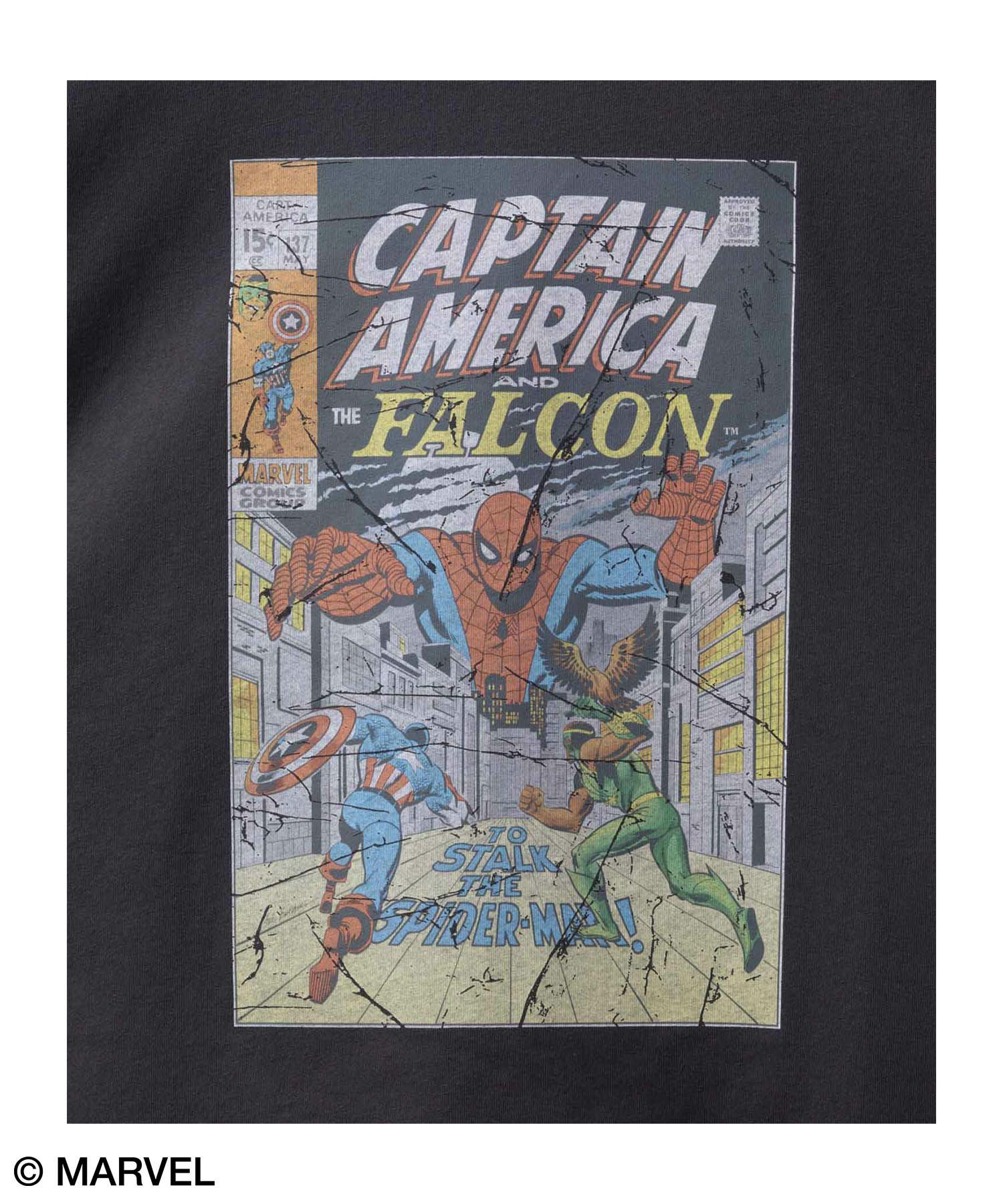 [期間限定価格]MARVEL マーベル / ヴィンテージ調スパイダーマンプリントTシャツ メンズ メール便 対応商品商品サムネイル-9