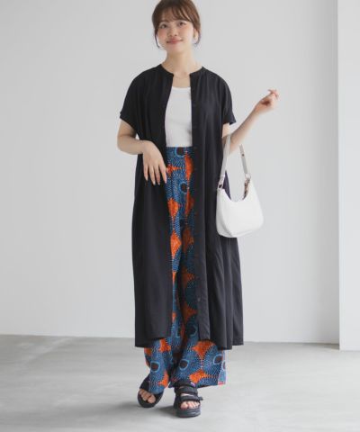 Howdy Marie  インドファブリック 前開きワンピース レディース
