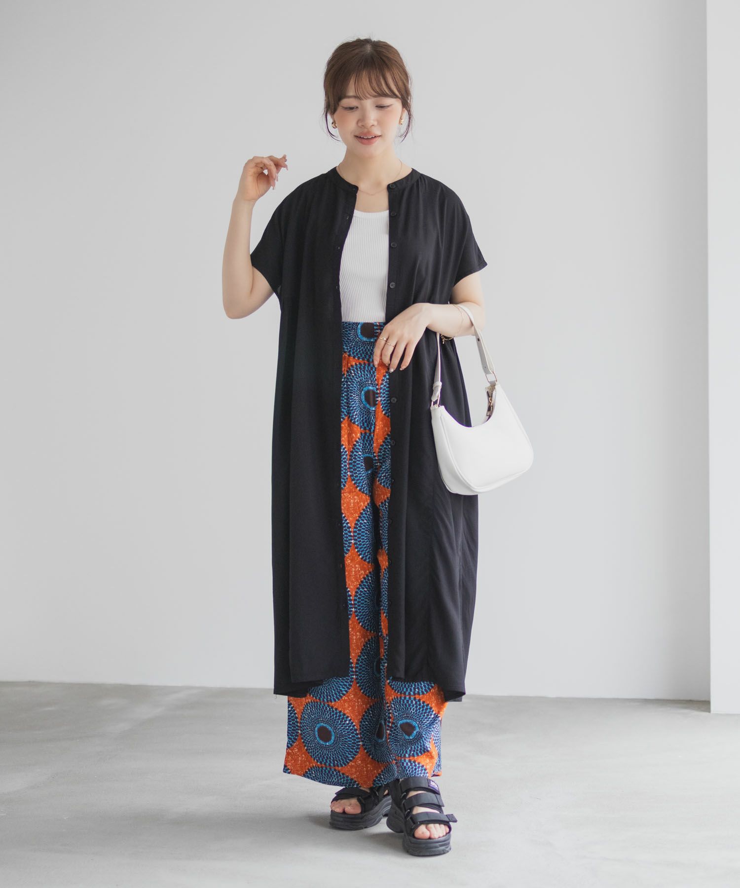 Howdy Marie  インドファブリック 前開きワンピース レディース商品画像-9