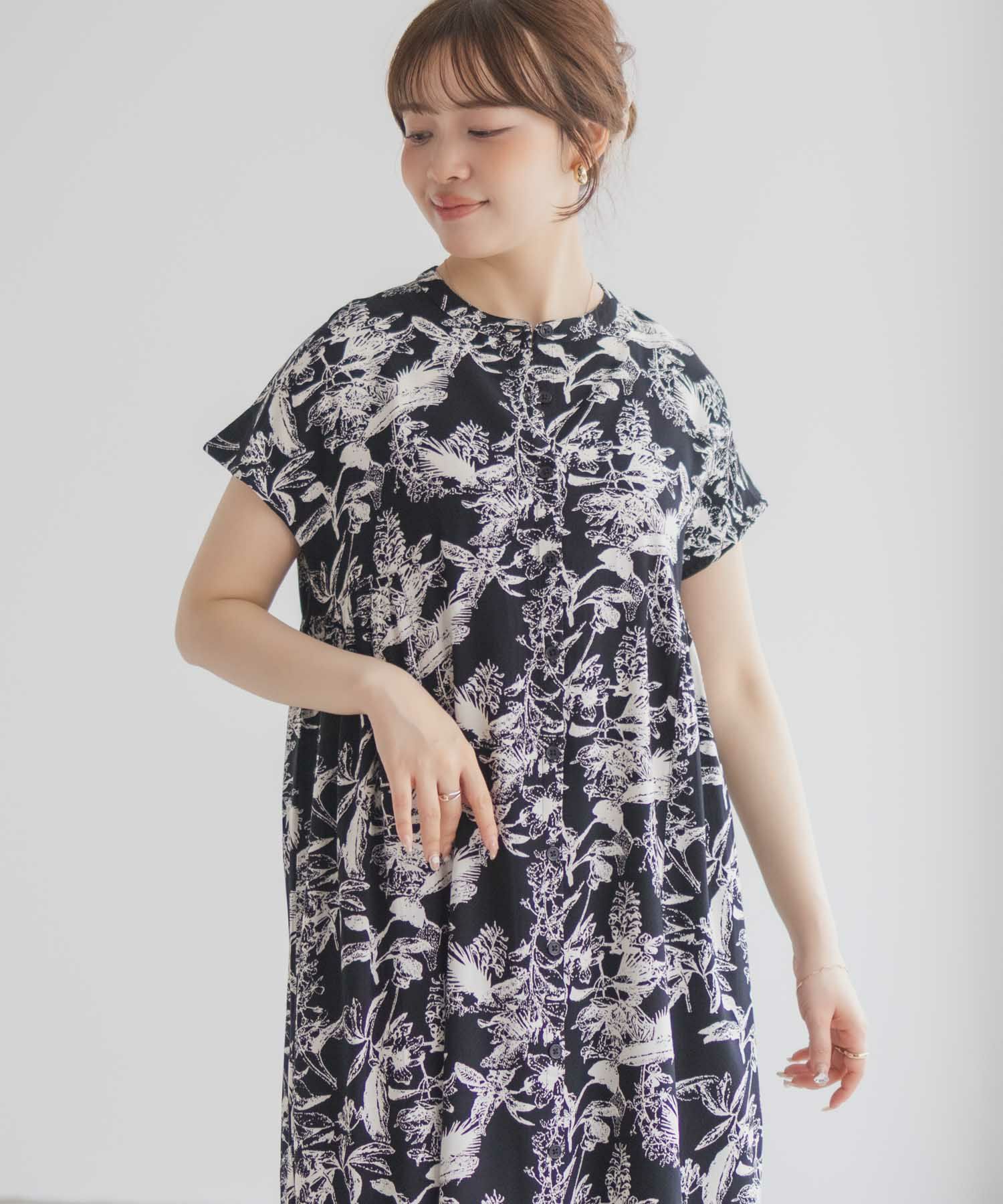 Howdy Marie  インドファブリック 前開きワンピース レディース商品画像-10