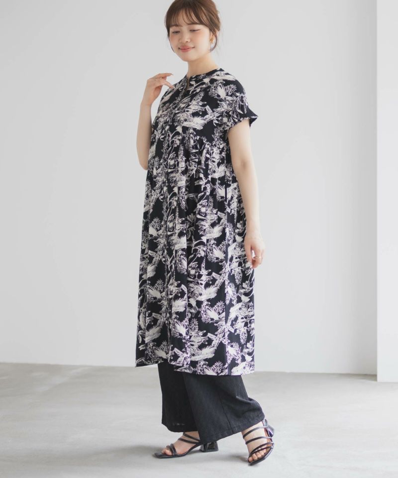 Howdy Marie  インドファブリック 前開きワンピース レディース商品画像-12