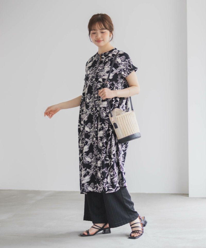 Howdy Marie  インドファブリック 前開きワンピース レディース商品画像-13