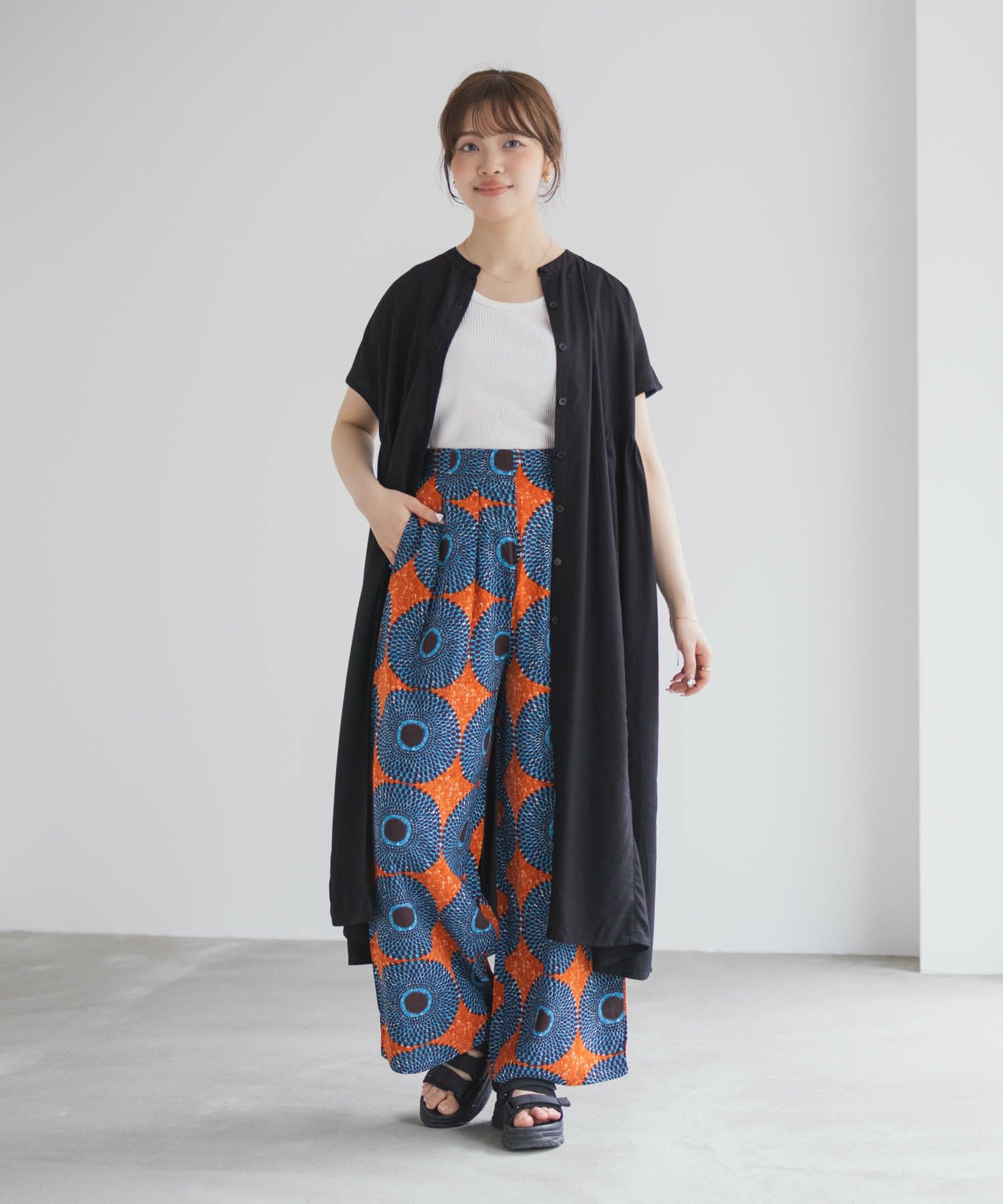 Howdy Marie  インドファブリック 前開きワンピース レディース商品サムネイル-25