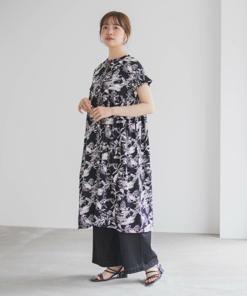 Howdy Marie  インドファブリック 前開きワンピース レディース商品画像-26