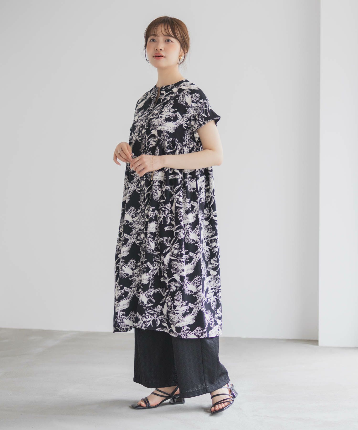 Howdy Marie  インドファブリック 前開きワンピース レディース商品画像-26