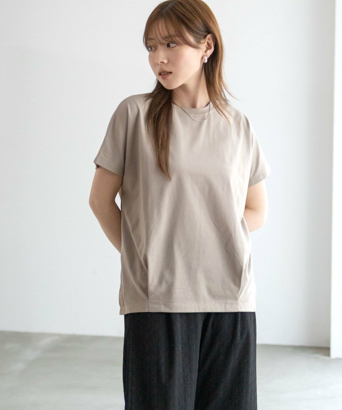 nAvy 切替タックプルオーバー レディース ネコポス 対応商品