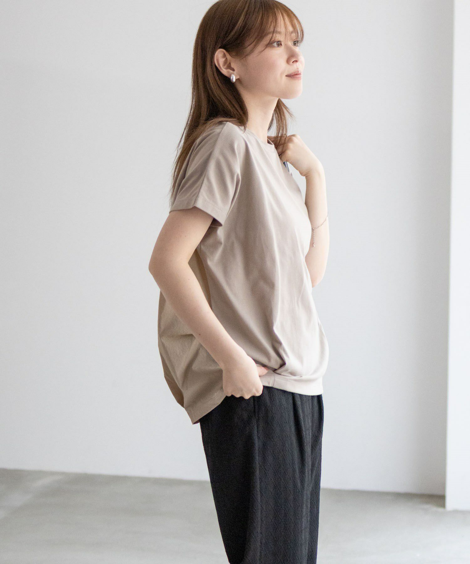 nAvy  切替タックプルオーバー レディース メール便 対応商品商品画像-8