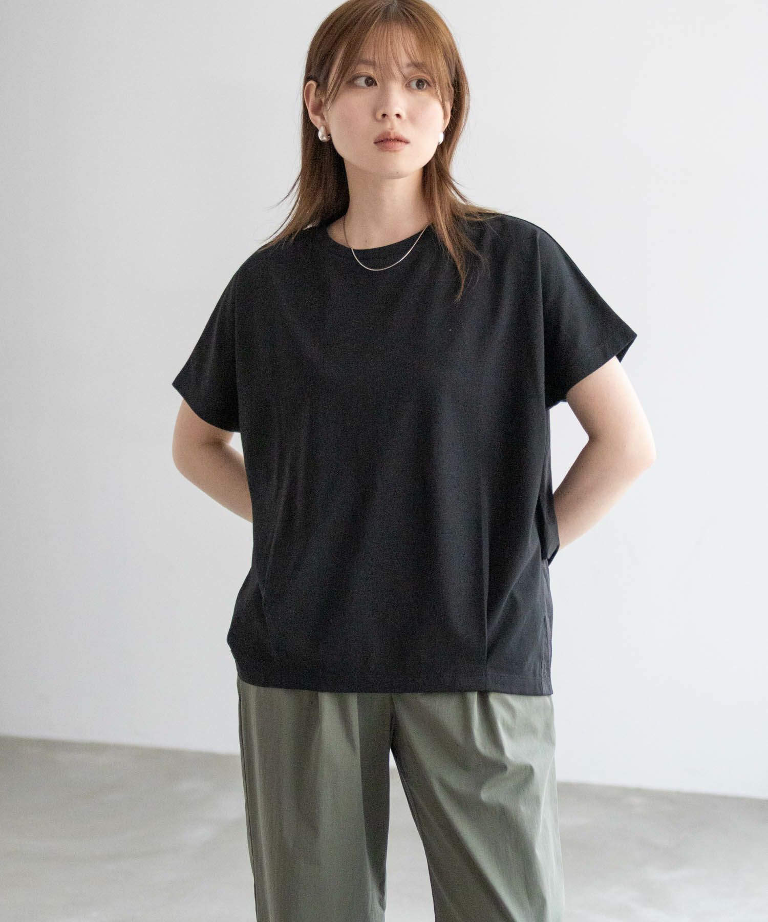 nAvy  切替タックプルオーバー レディース メール便 対応商品商品画像-12