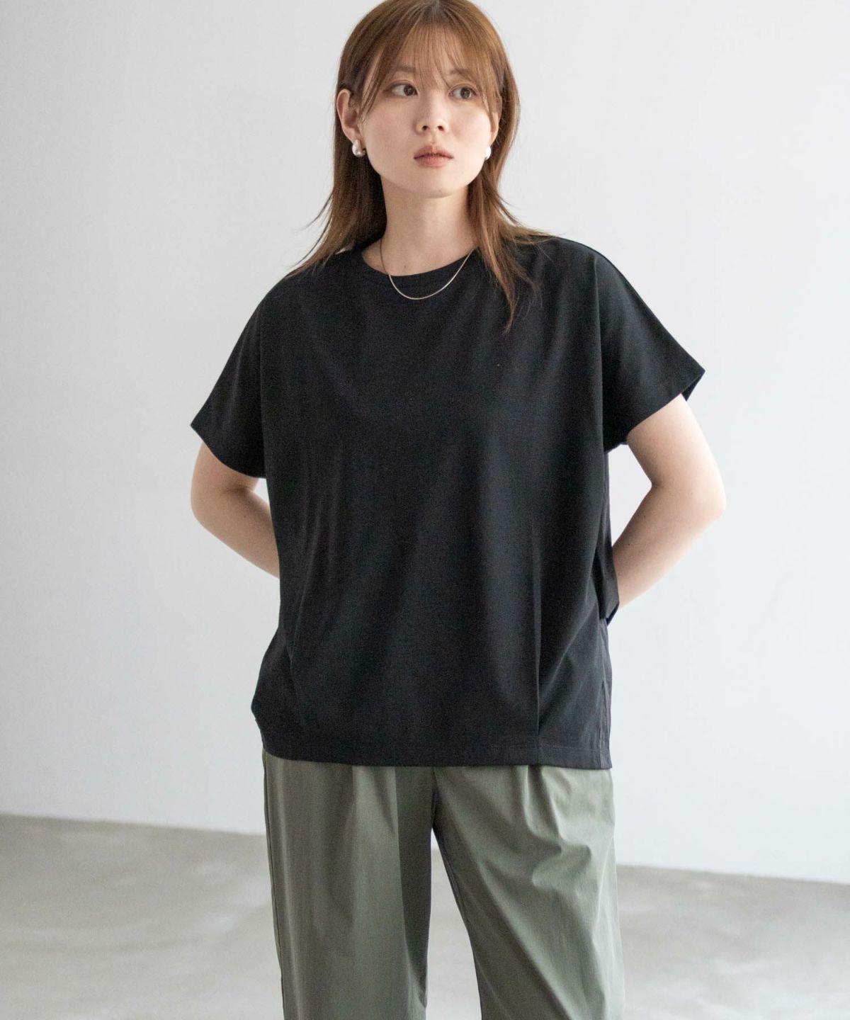 nAvy 切替タックプルオーバー レディース ネコポス 対応商品