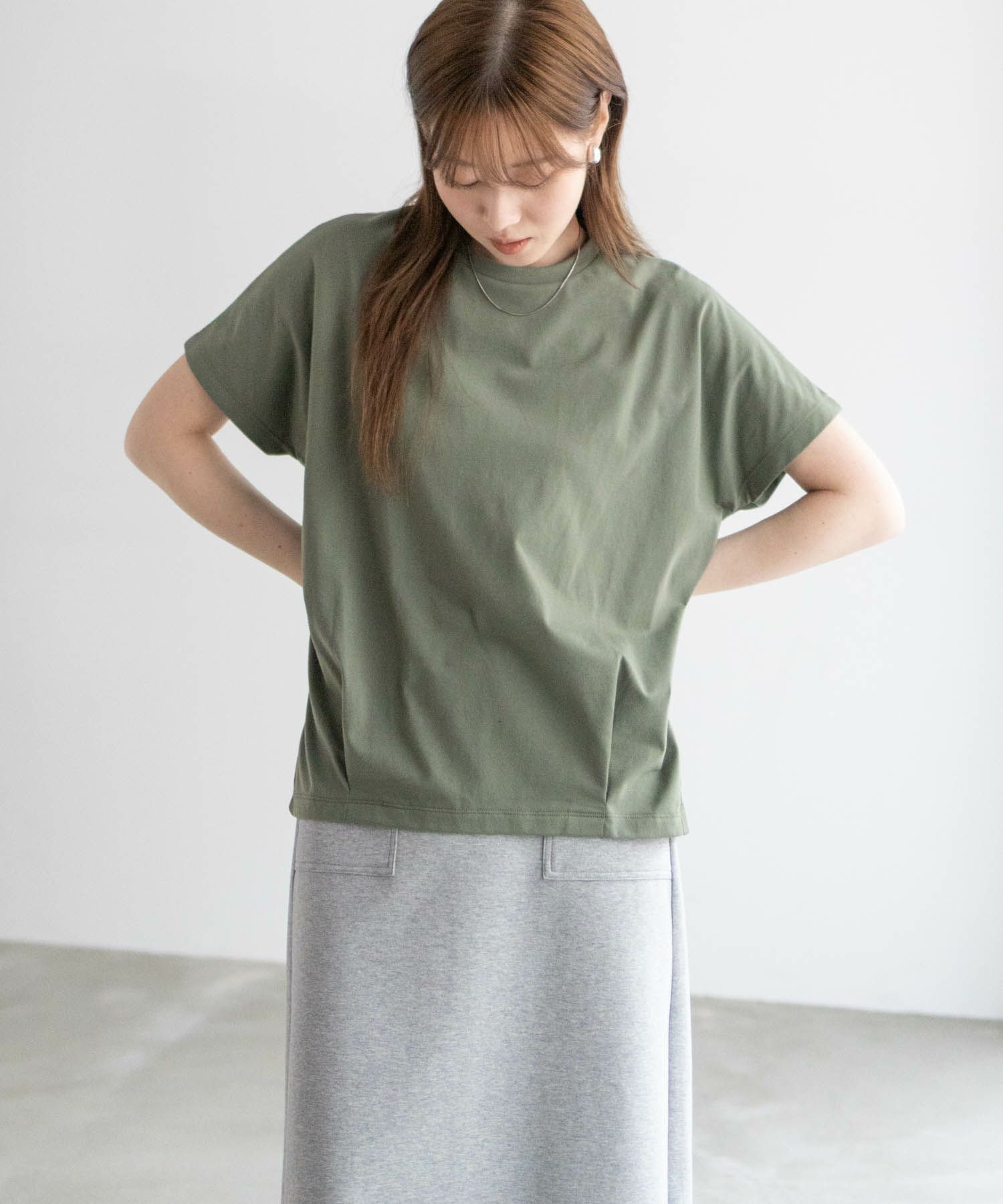 nAvy  切替タックプルオーバー レディース メール便 対応商品商品画像-17