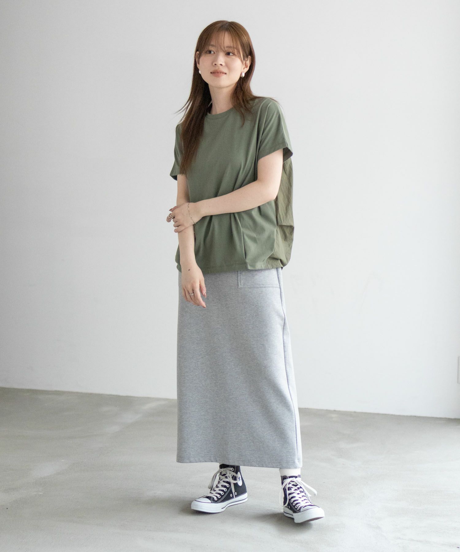 nAvy  切替タックプルオーバー レディース メール便 対応商品商品画像-33