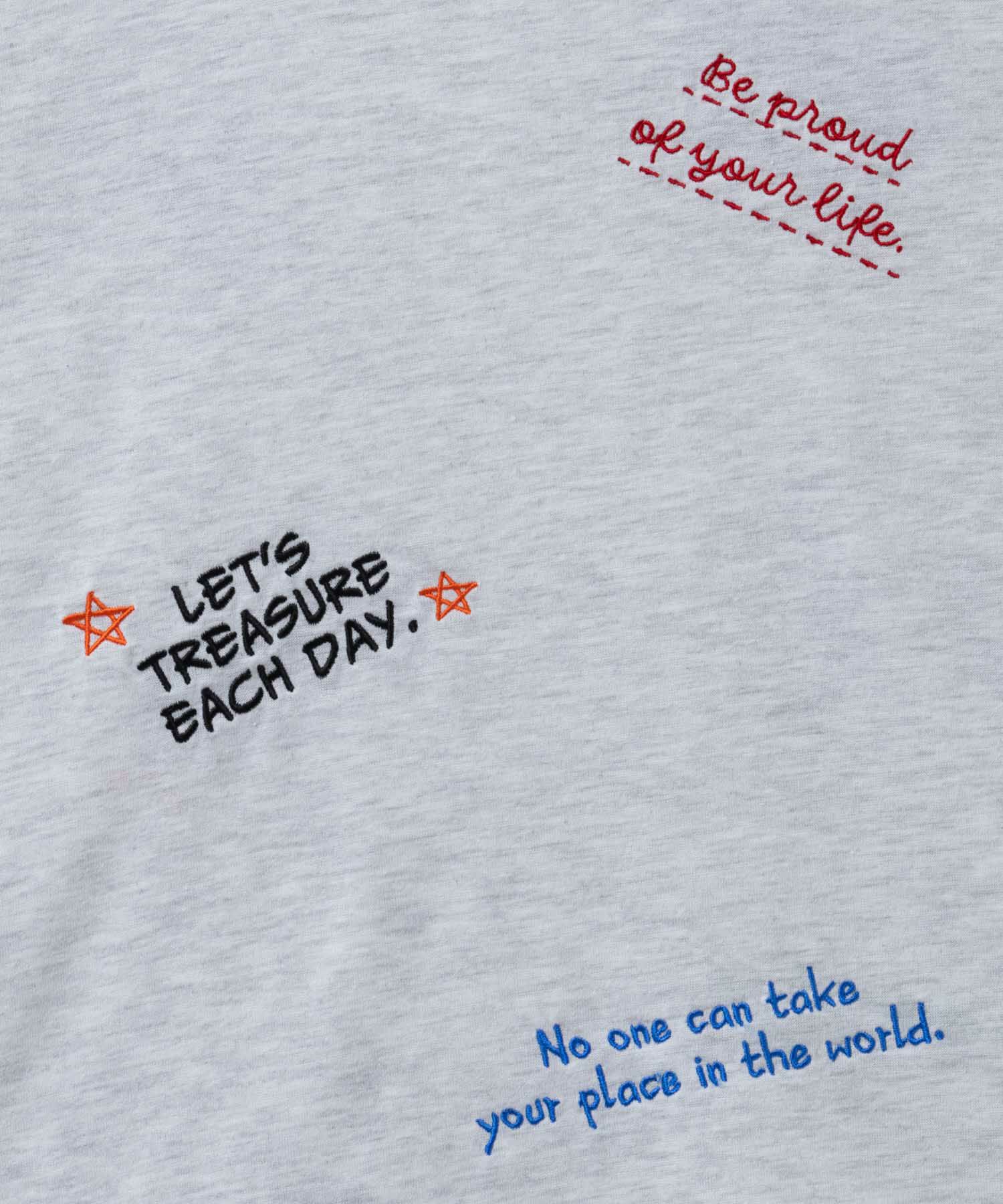 Simplify  刺繍プリントビッグTシャツ キッズ メール便 対応商品商品画像-6