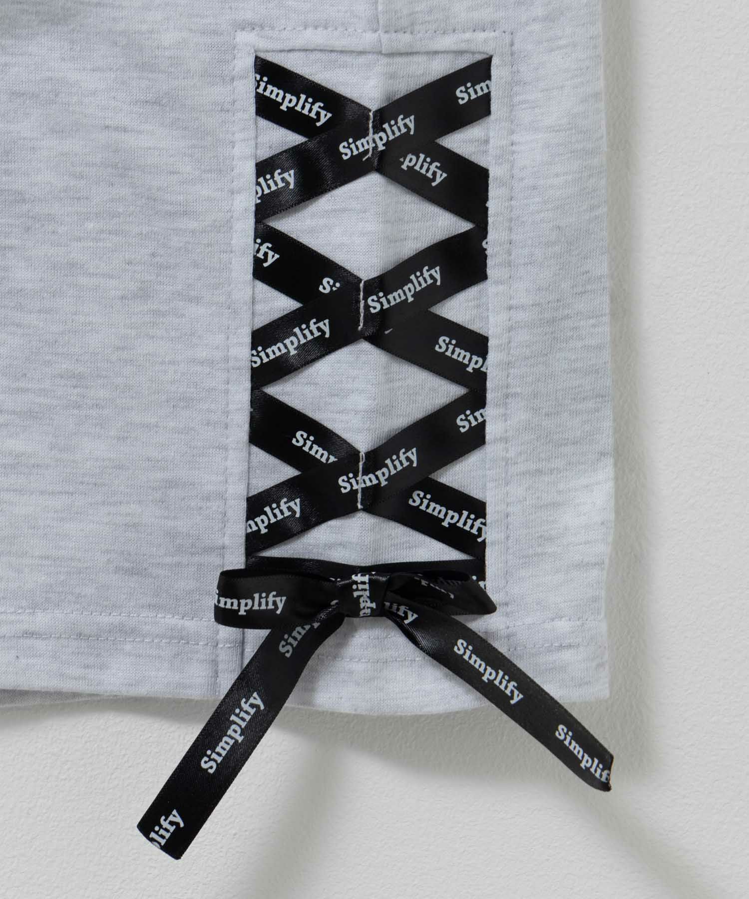 Simplify  サイドレースアップビッグTシャツ キッズ メール便 対応商品商品サムネイル-6