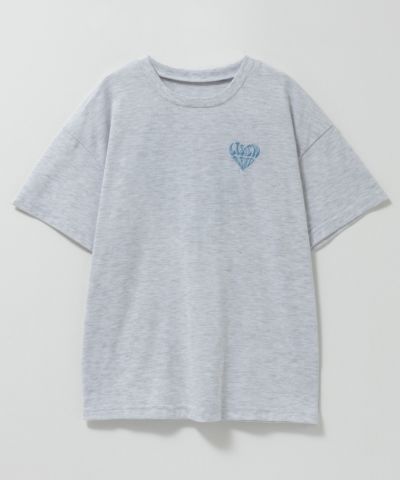 [値下げ]Simplify  デニムワッペンビッグTシャツ キッズ ネコポス 対応商品