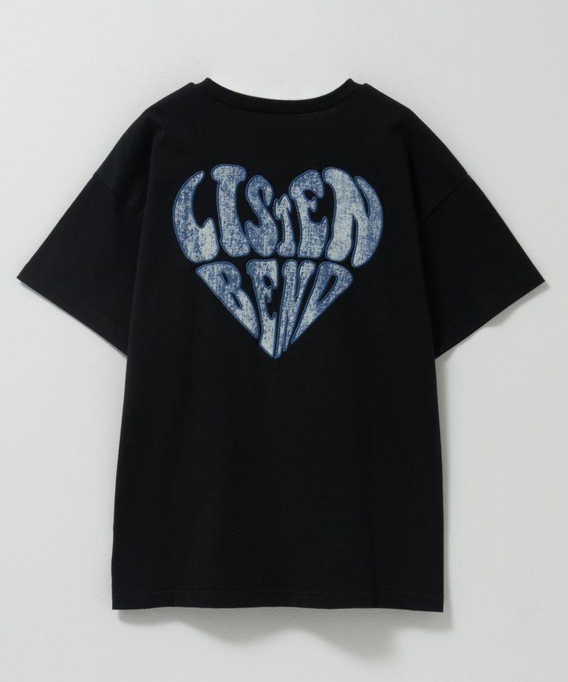 Simplify  デニムワッペンビッグTシャツ キッズ メール便 対応商品商品画像-4