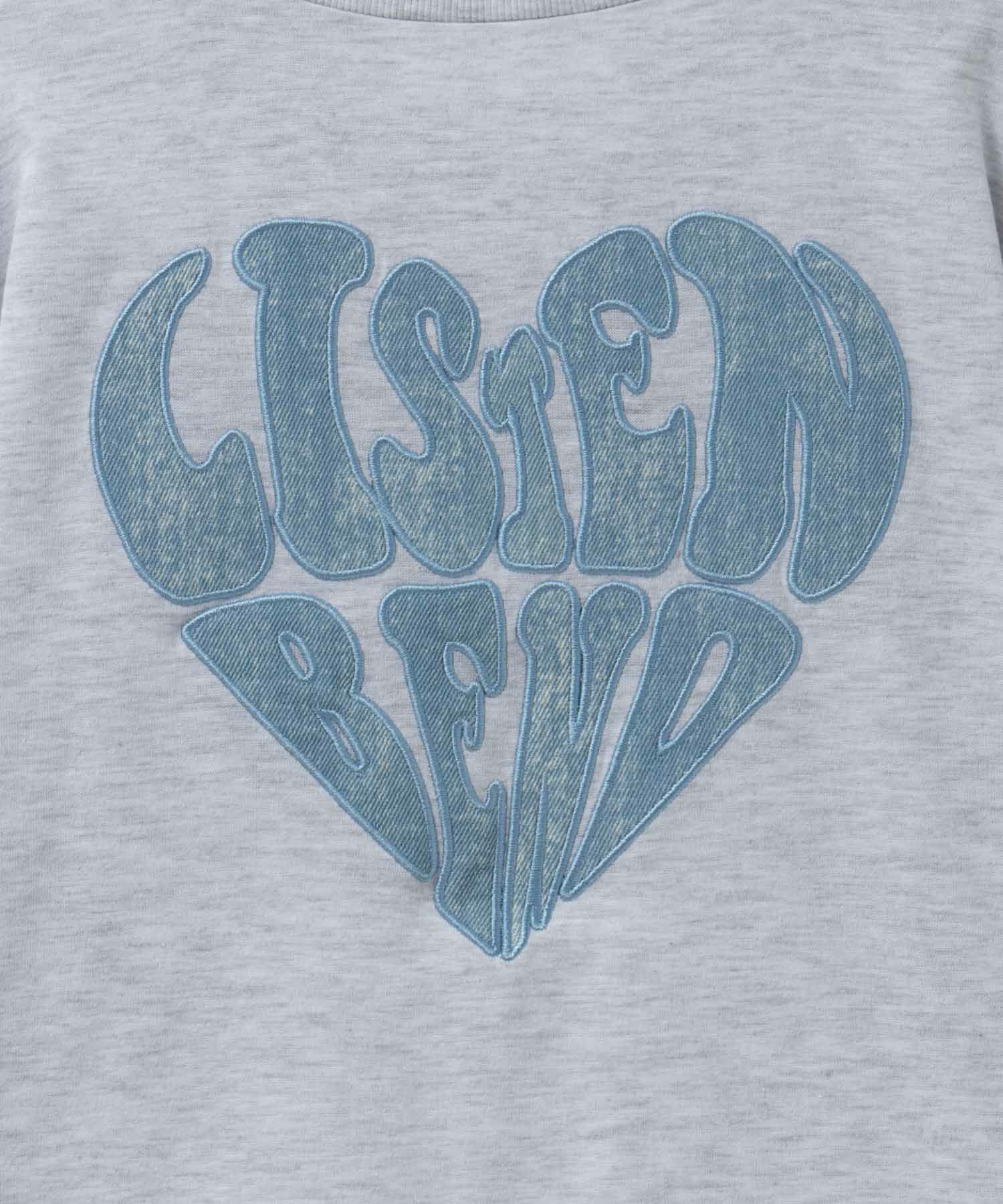 Simplify  デニムワッペンビッグTシャツ キッズ メール便 対応商品商品画像-6