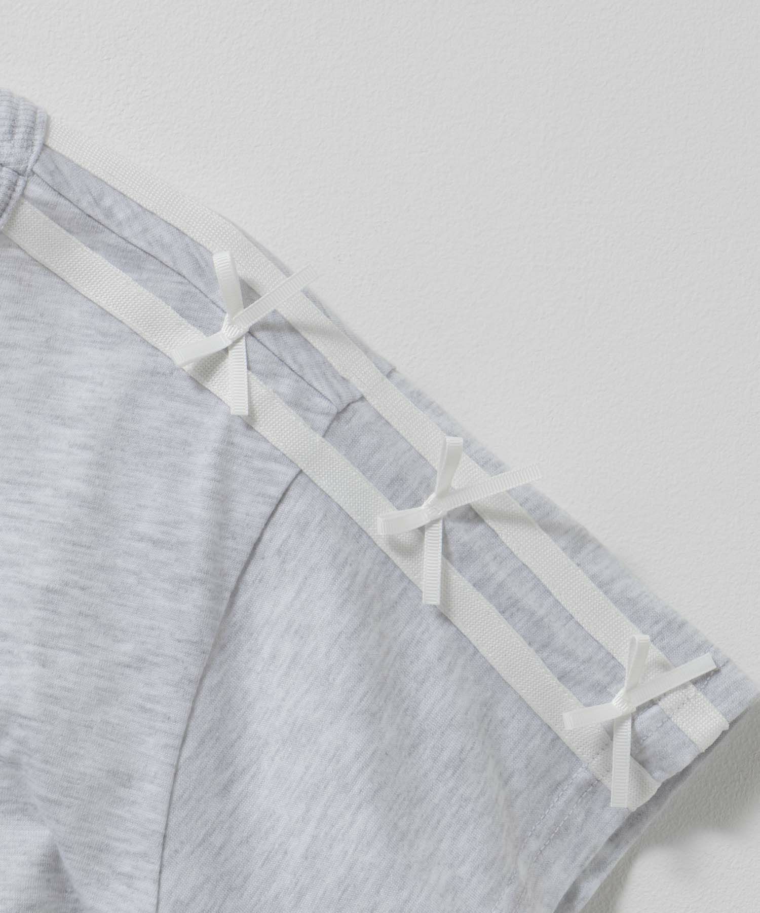 Simplify リボンフェイクレイヤードプルオーバー キッズ ネコポス 対応商品