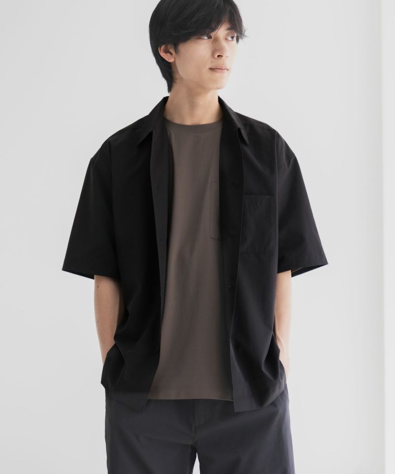 NAVY  KAZETOSU メッシュ半袖シャツ メンズ商品画像-10