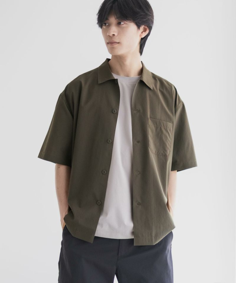 NAVY  KAZETOSU メッシュ半袖シャツ メンズ商品画像-15