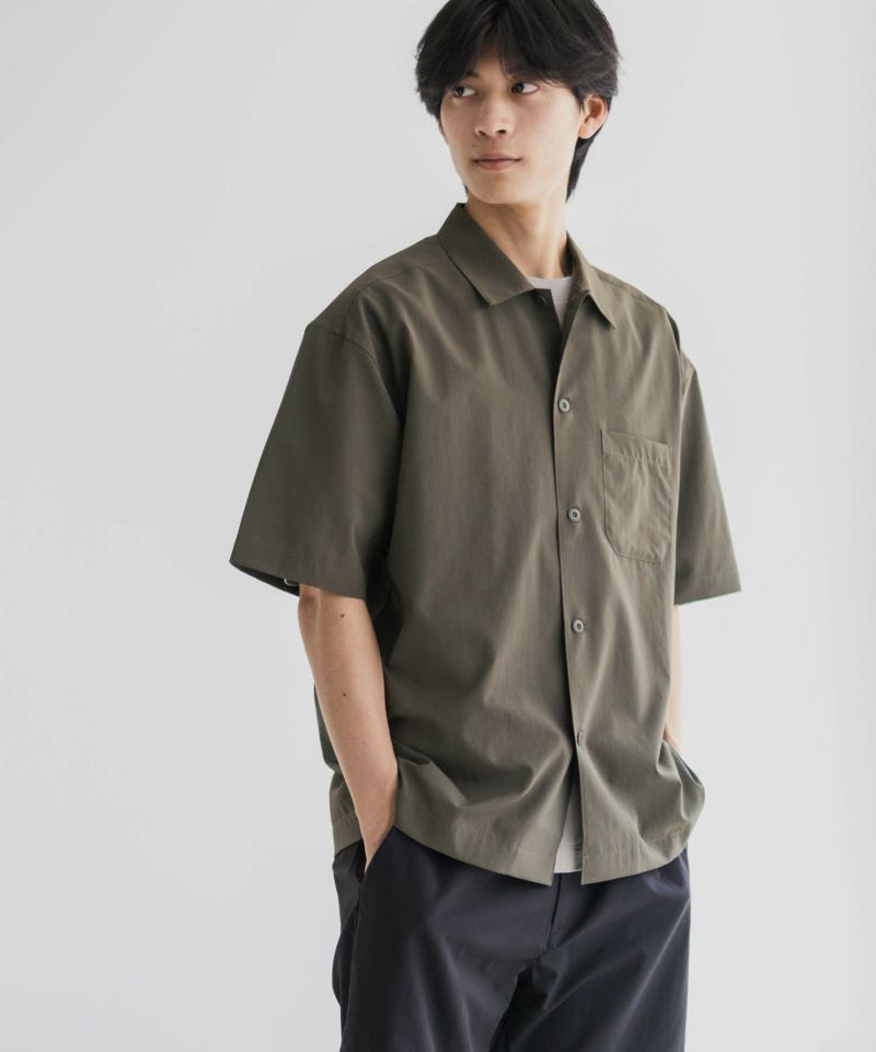 NAVY  KAZETOSU メッシュ半袖シャツ メンズ商品画像-16