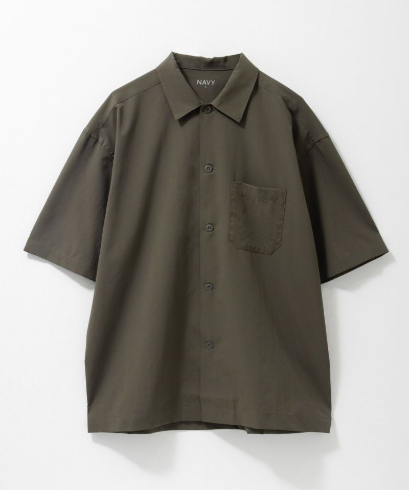 NAVY  KAZETOSU メッシュ半袖シャツ メンズ商品画像-22