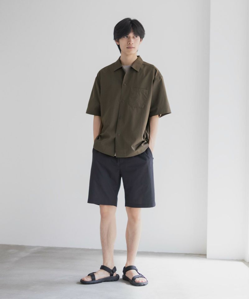 NAVY  KAZETOSU メッシュ半袖シャツ メンズ商品画像-29