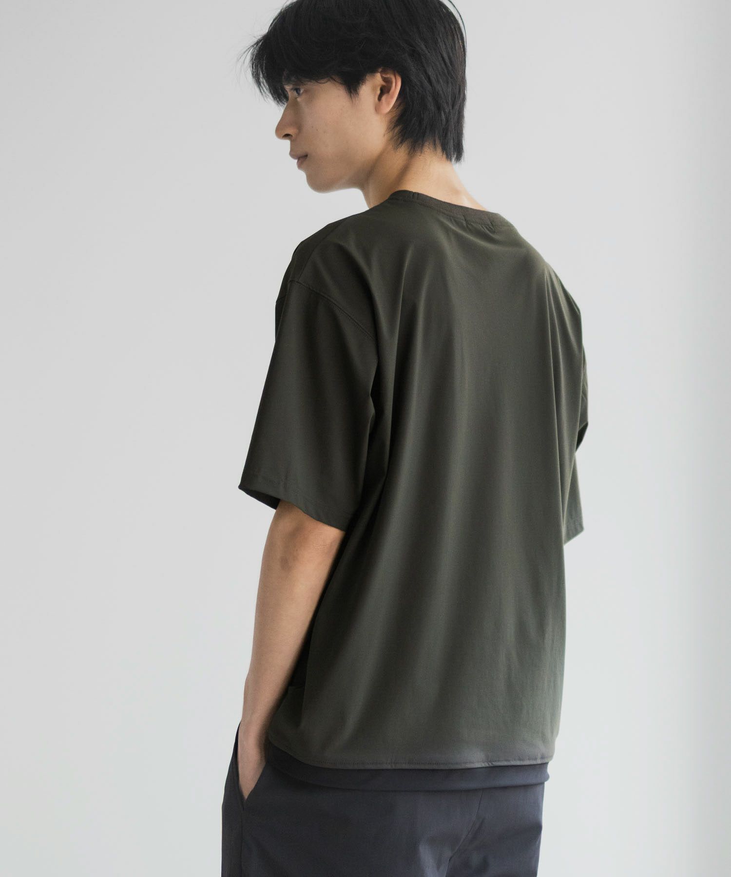 NAVY SARARI 極冷Tシャツ メンズ ネコポス 対応商品