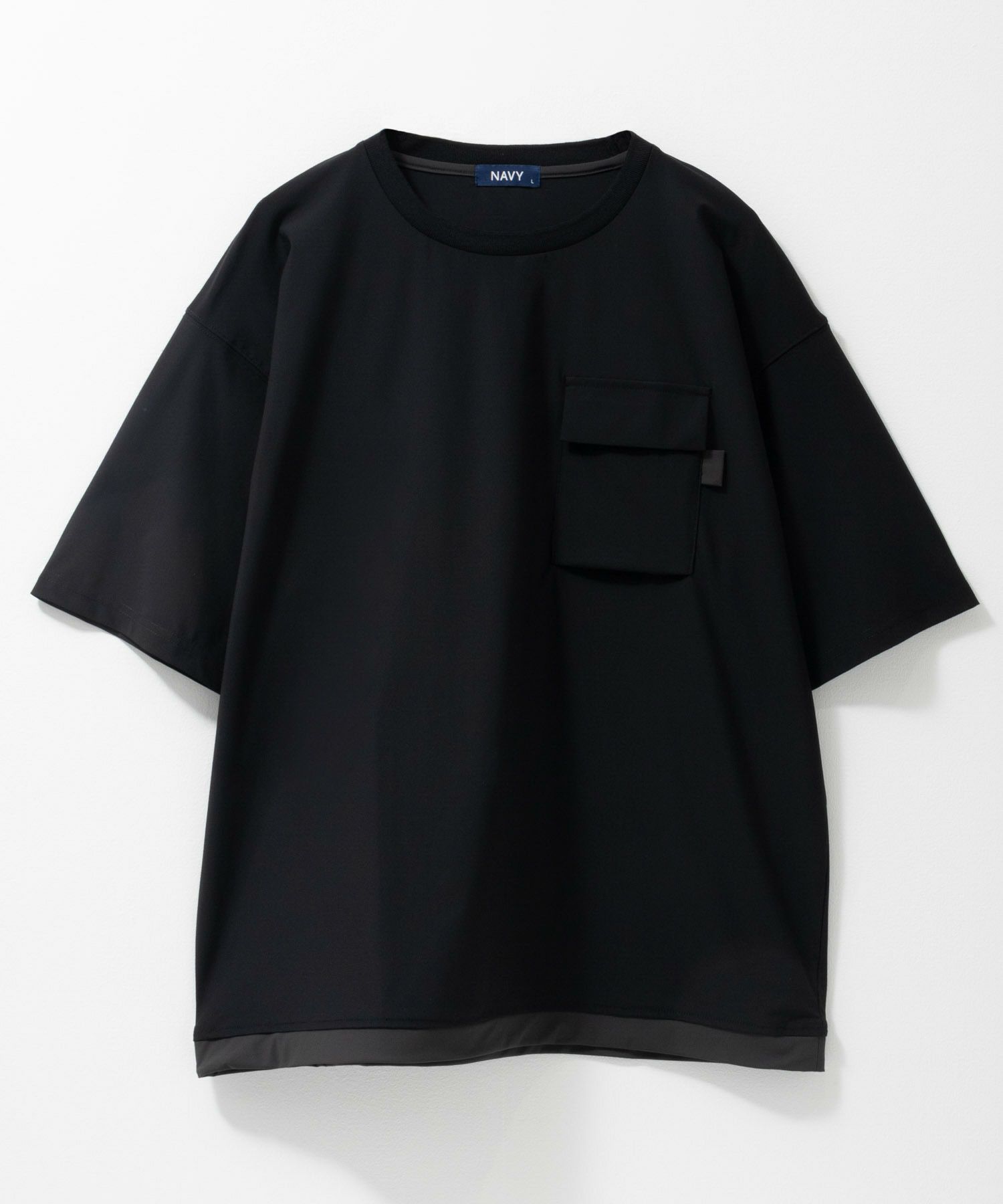 NAVY SARARI 極冷Tシャツ メンズ ネコポス 対応商品