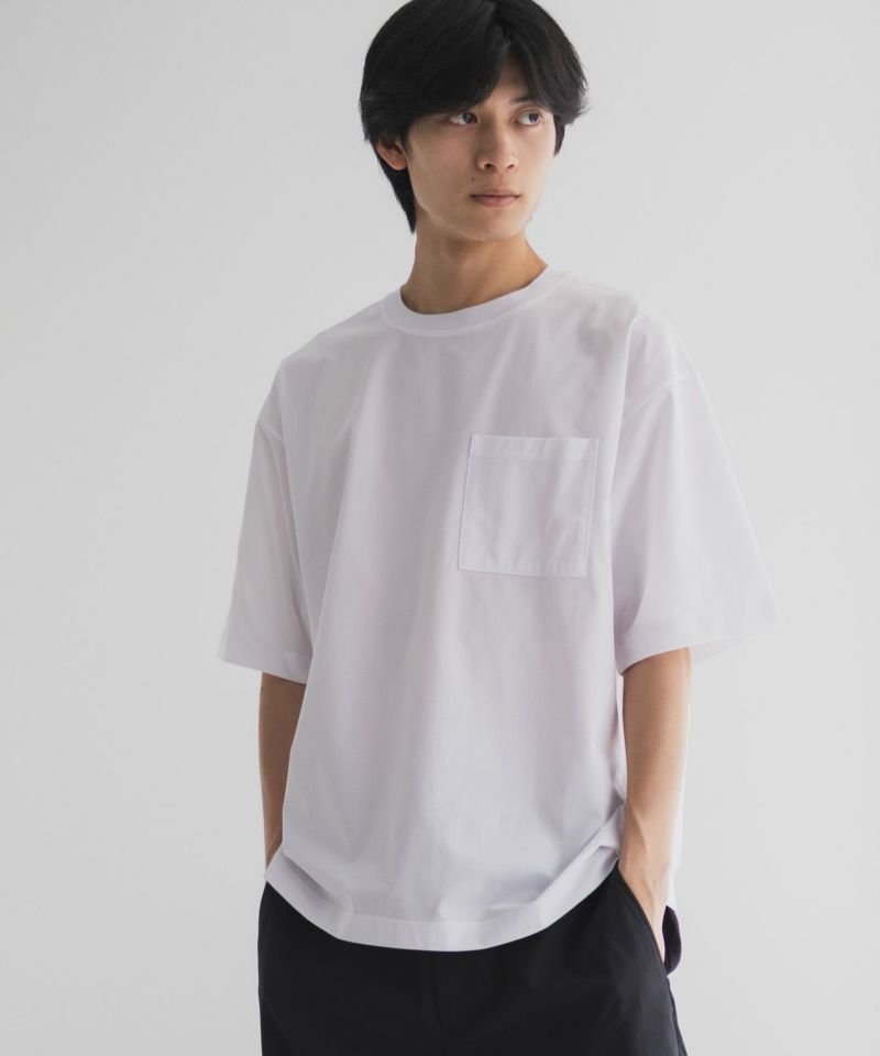 NAVY  KAZETOSU メッシュクルーネックTシャツ メンズ メール便 対応商品商品画像-11