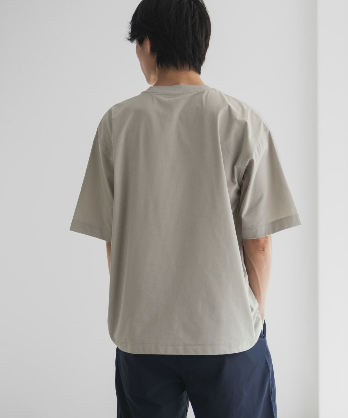 NAVY KAZETOSU メッシュクルーネックTシャツ メンズ ネコポス 対応商品