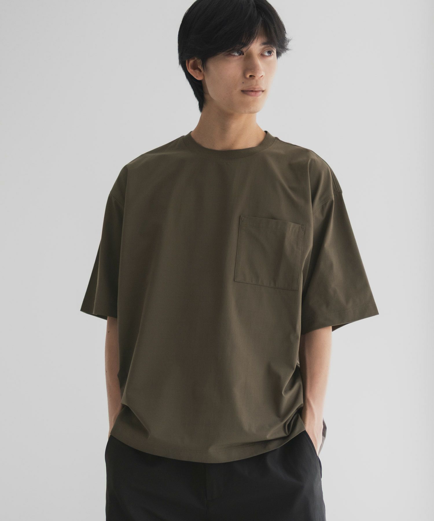 NAVY KAZETOSU メッシュクルーネックTシャツ メンズ ネコポス 対応商品