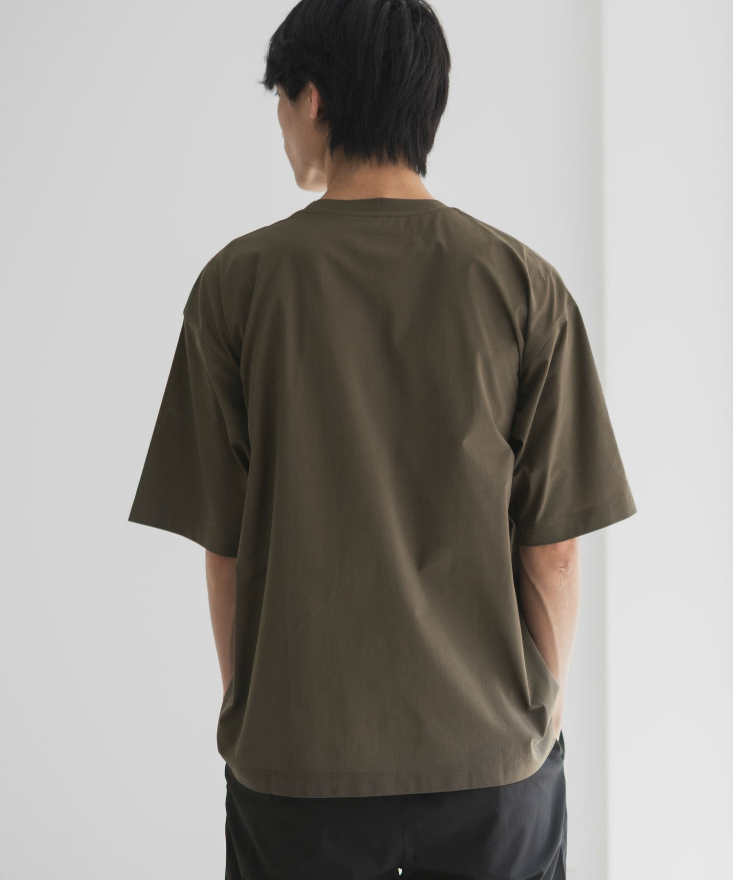 NAVY  KAZETOSU メッシュクルーネックTシャツ メンズ メール便 対応商品商品サムネイル-21