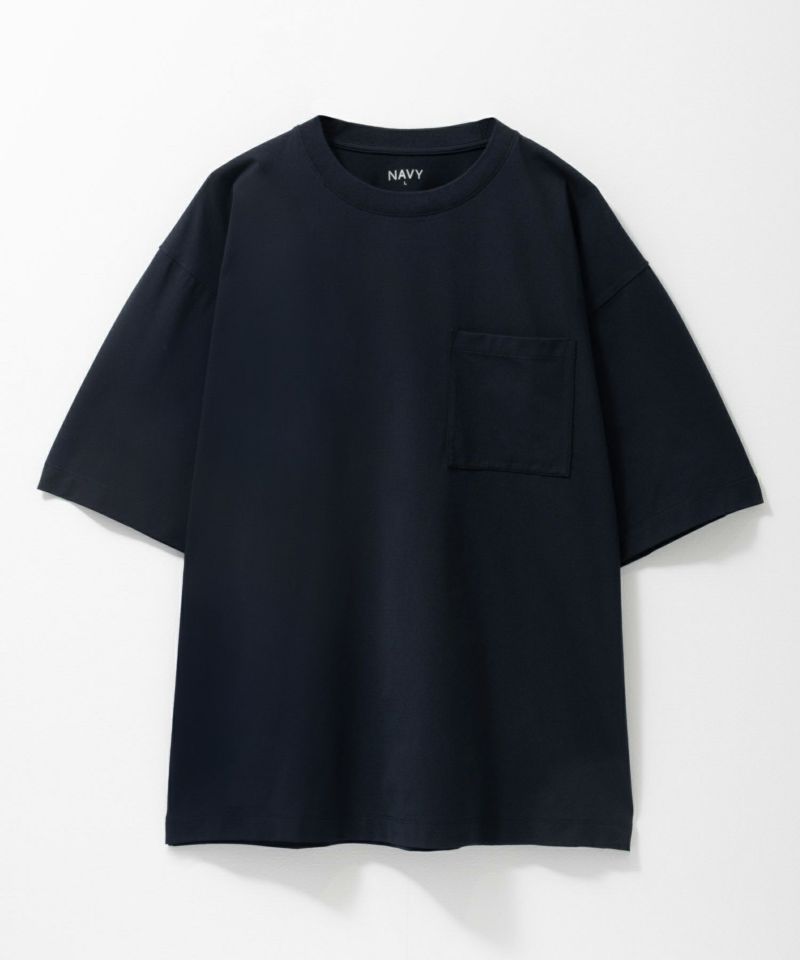 NAVY  KAZETOSU メッシュクルーネックTシャツ メンズ メール便 対応商品商品画像-23