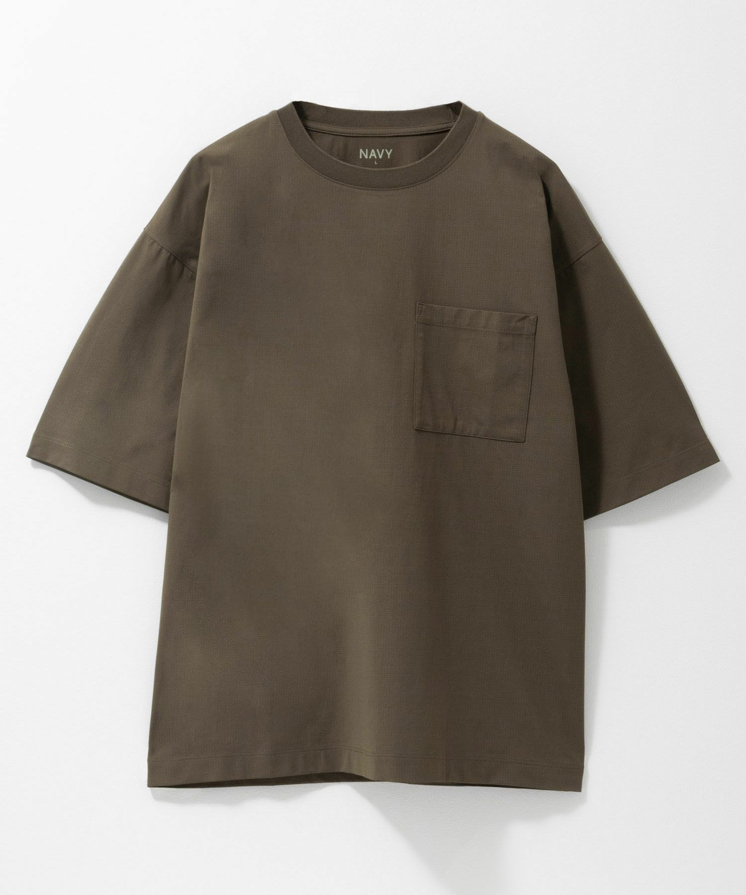 NAVY  KAZETOSU メッシュクルーネックTシャツ メンズ メール便 対応商品商品画像-31