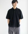 NAVY KAZETOSU メッシュポロシャツ メンズ