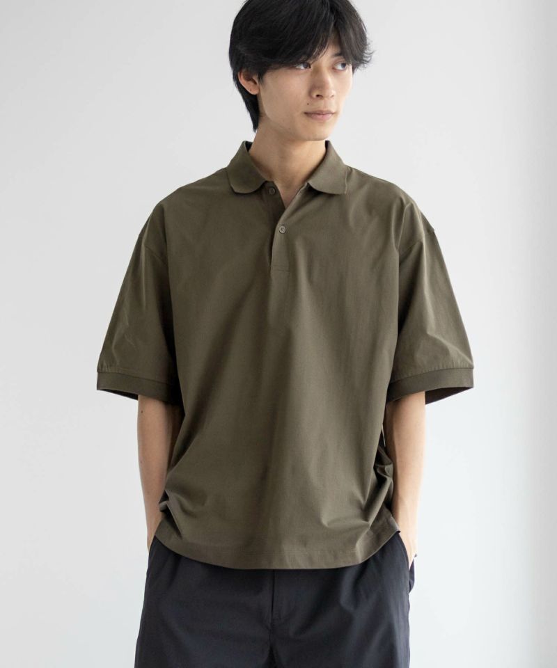 NAVY KAZETOSU メッシュポロシャツ メンズ