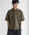 NAVY KAZETOSU メッシュポロシャツ メンズ