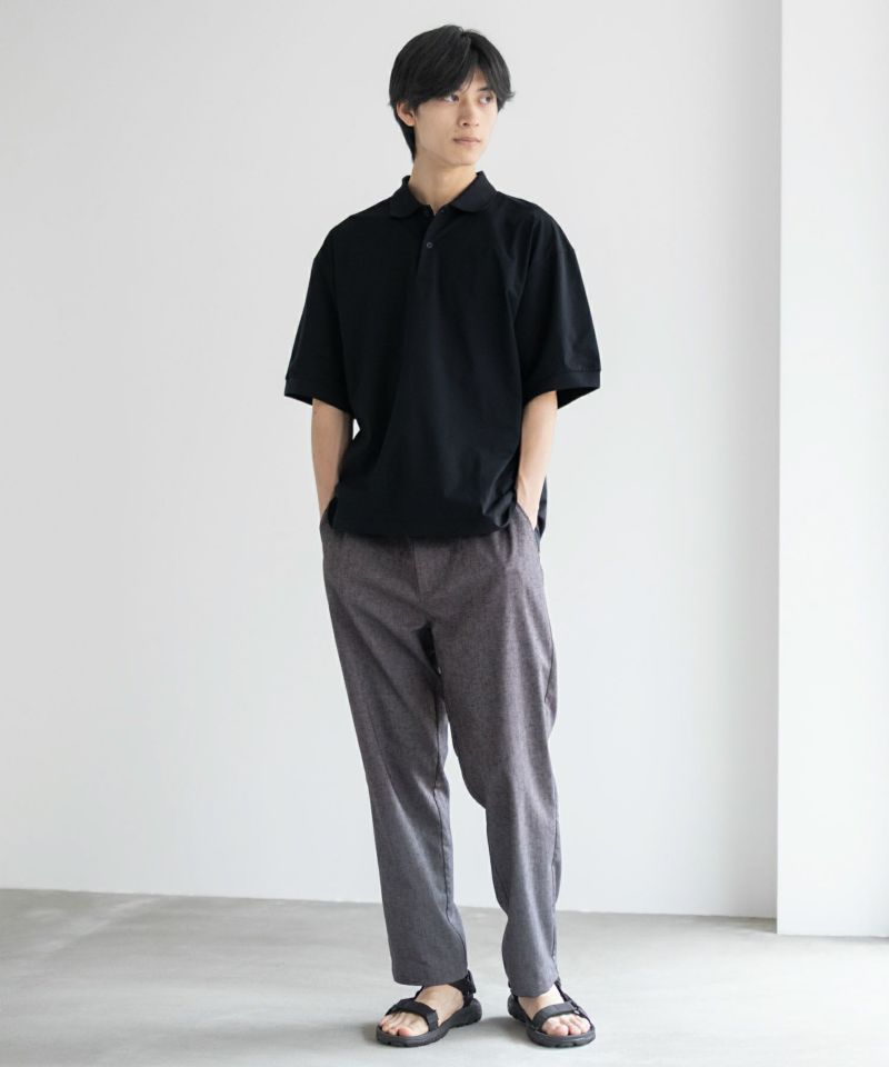 NAVY KAZETOSU メッシュポロシャツ メンズ