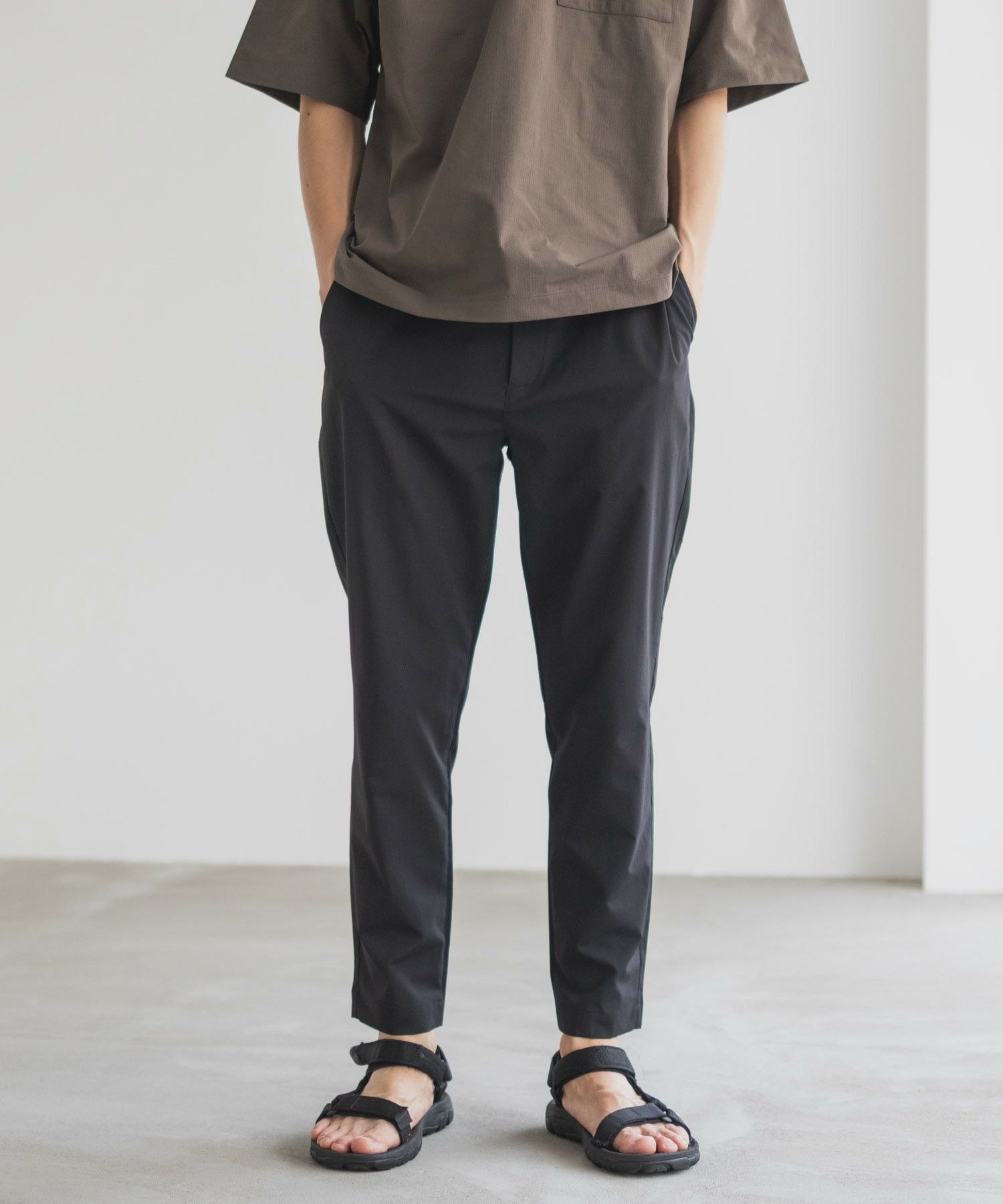 NAVY KAZETOSU メッシュアンクルパンツ メンズ商品画像-1