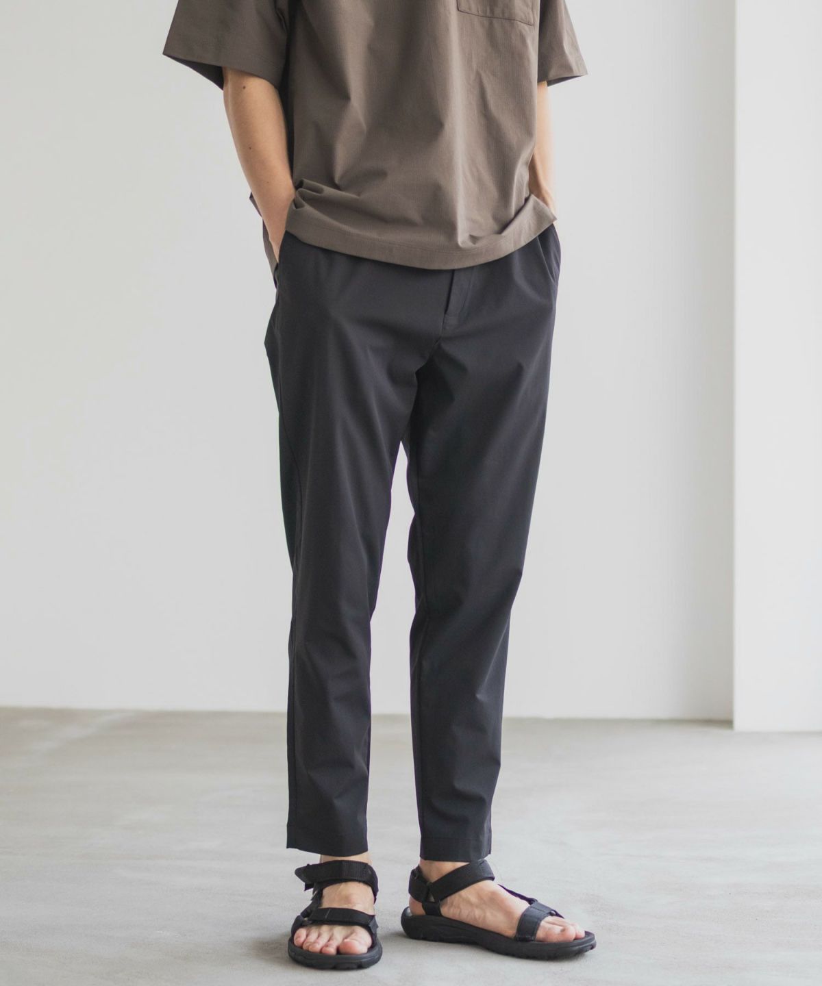 NAVY KAZETOSU メッシュアンクルパンツ メンズ