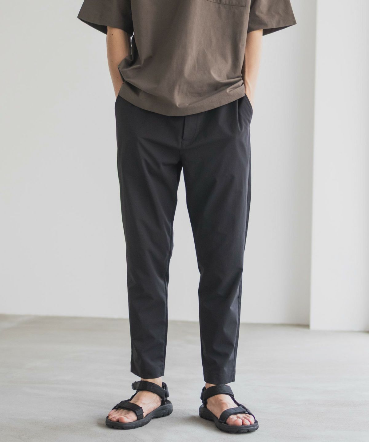 NAVY KAZETOSU メッシュアンクルパンツ メンズ