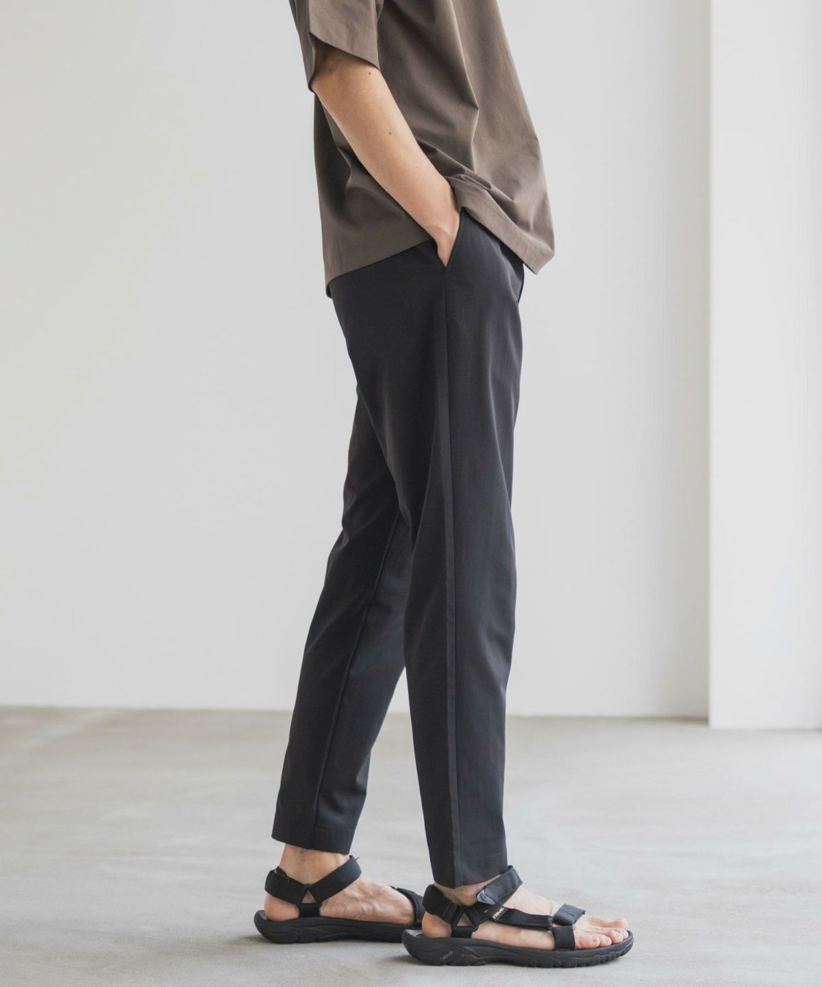 NAVY KAZETOSU メッシュアンクルパンツ メンズ