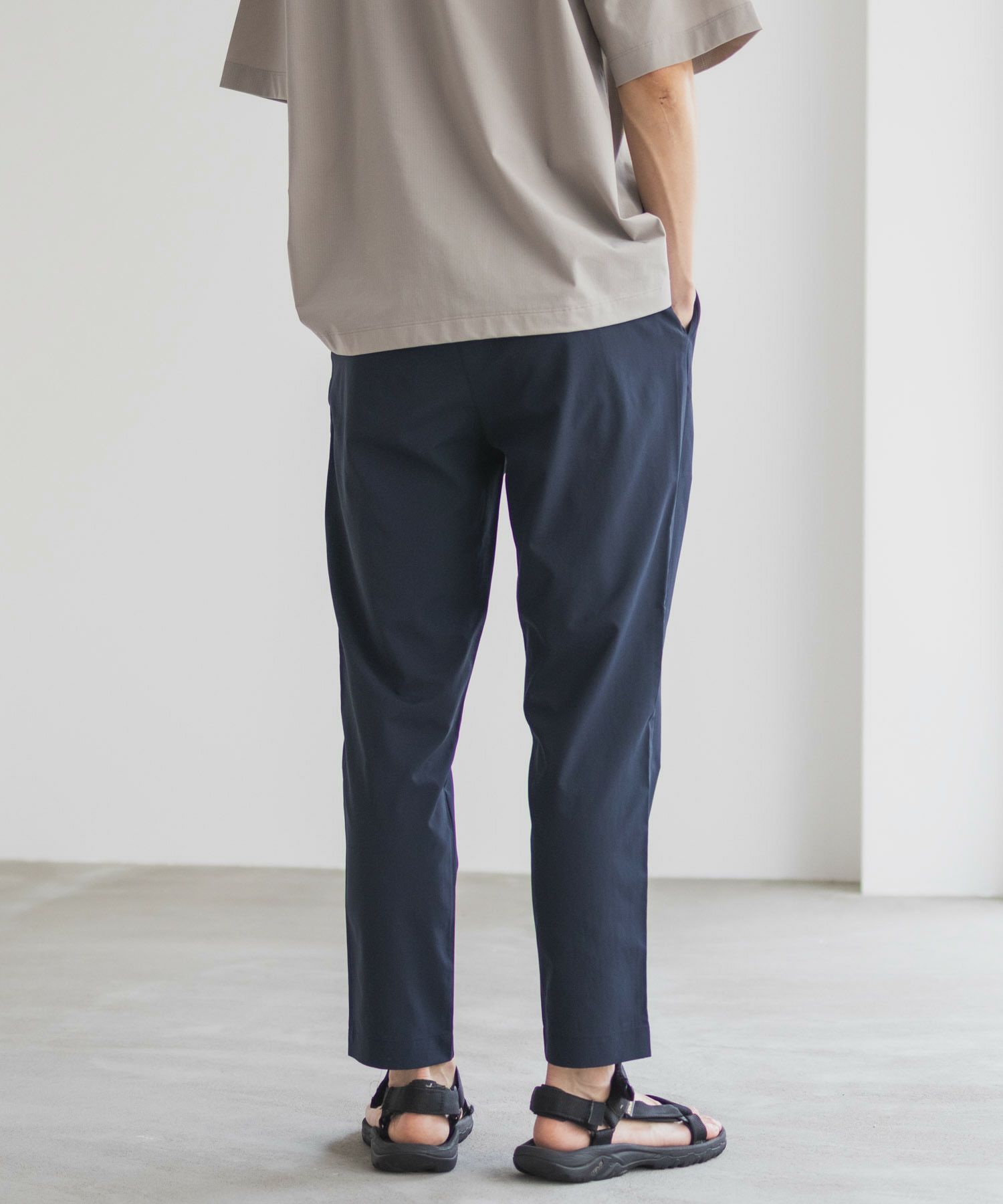 NAVY  KAZETOSU メッシュアンクルパンツ メンズ商品サムネイル-12