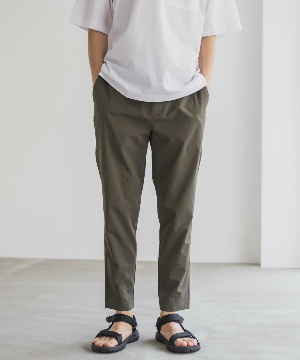 NAVY KAZETOSU メッシュアンクルパンツ メンズ