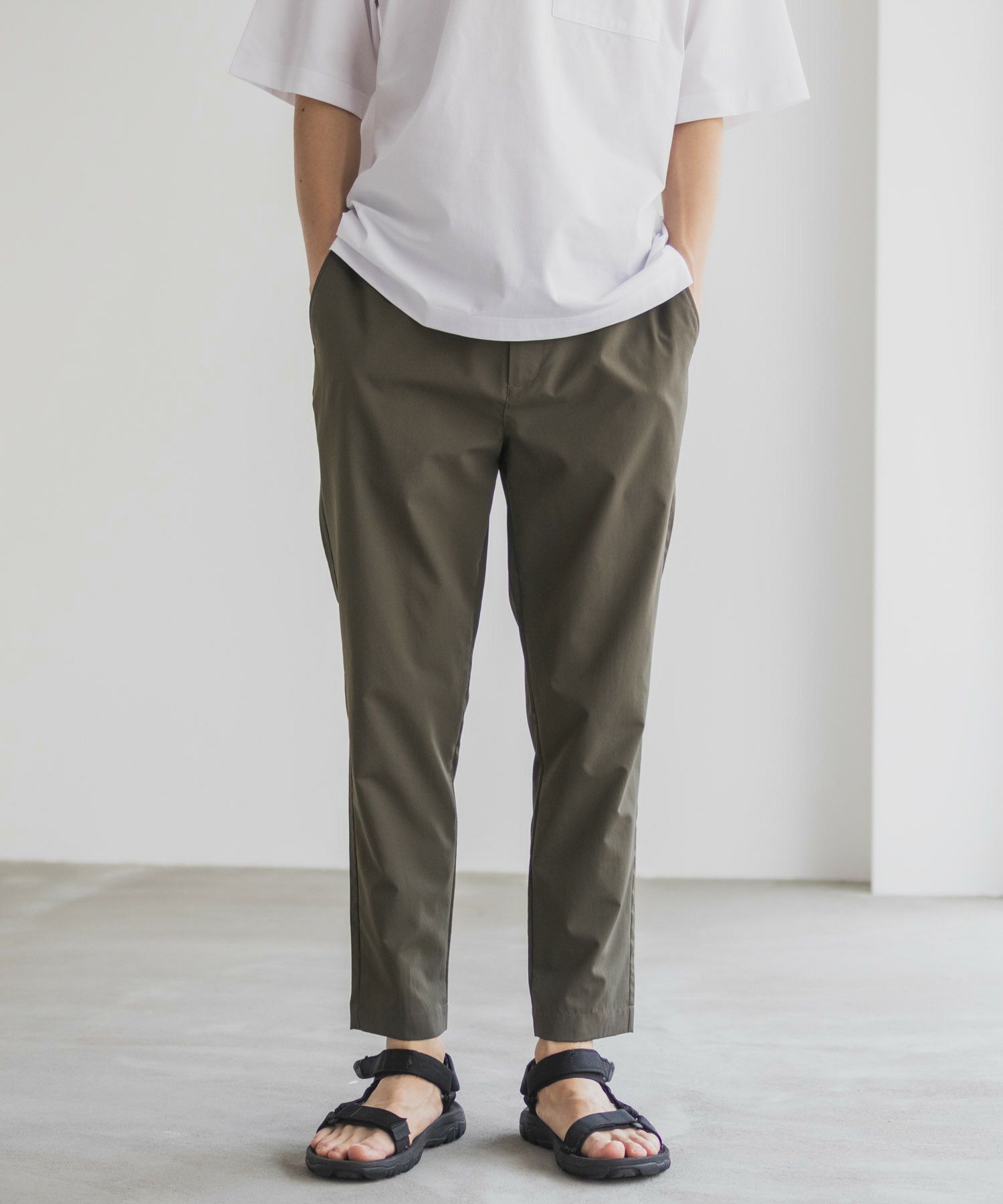 NAVY  KAZETOSU メッシュアンクルパンツ メンズ商品サムネイル-14