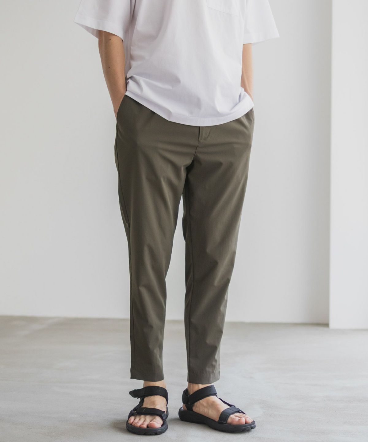 NAVY KAZETOSU メッシュアンクルパンツ メンズ